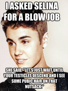 Justin Bieber hits puberty