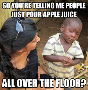 Skeptical Third World Child