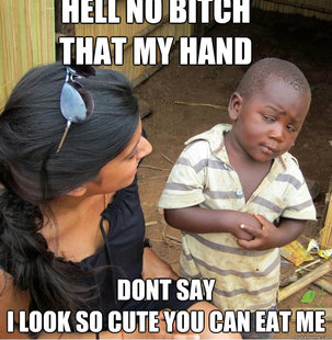 Skeptical Third World Kid