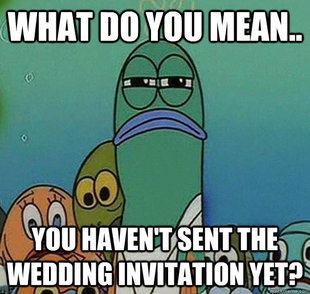 Serious fish SpongeBob