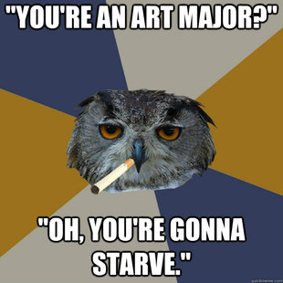 Art Student Owl