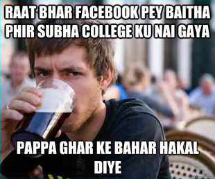 Lazy College Senior