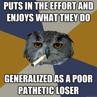 Art Student Owl