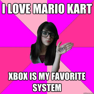 Idiot Nerd Girl