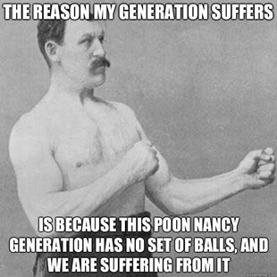 overly manly man