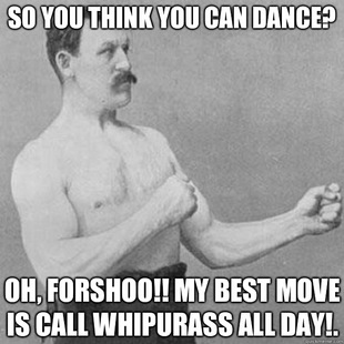 overly manly man