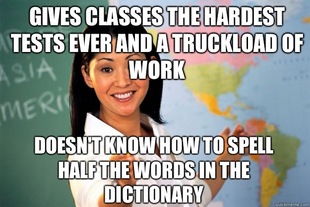 Unhelpful High School Teacher