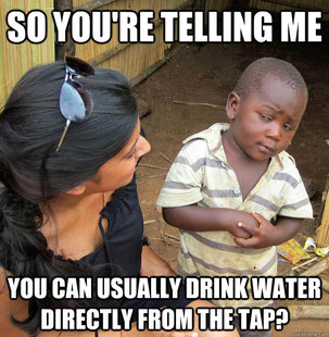 Skeptical Third World Child