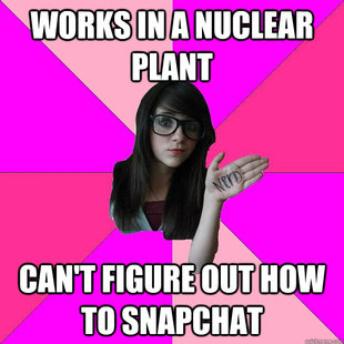 Idiot Nerd Girl
