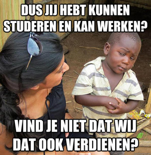 Skeptical Third World Child