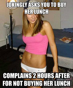 Scumbag girl