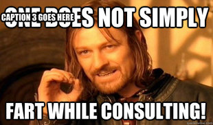 One Does Not Simply