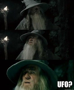 Confused Gandalf