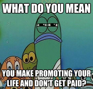 Serious fish SpongeBob