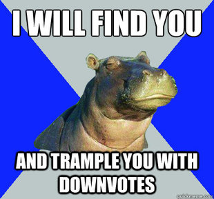 Skeptical Hippo