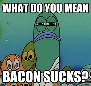 Serious fish SpongeBob