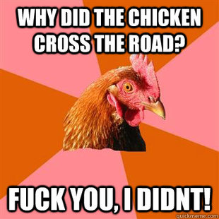 Anti-Joke Chicken