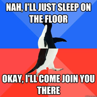 Socially Awkward Awesome Penguin
