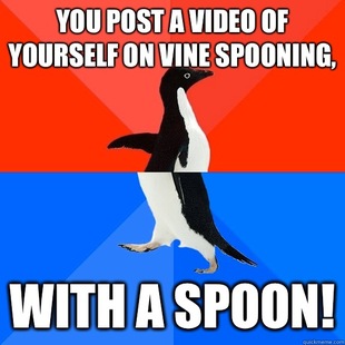 Socially Awesome Awkward Penguin