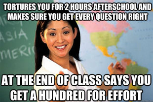 Unhelpful High School Teacher