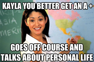 Unhelpful High School Teacher