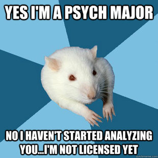 Psychology Major Rat