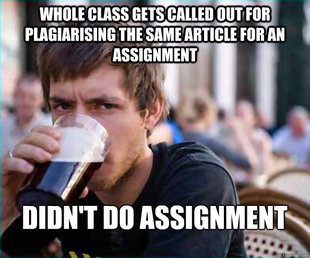 Lazy College Senior