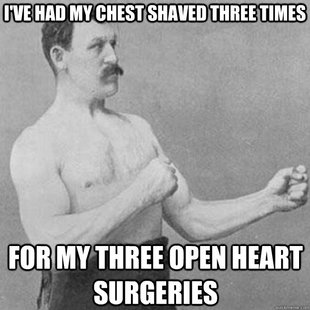 overly manly man