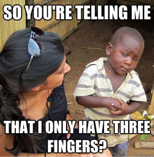 Skeptical Third World Kid