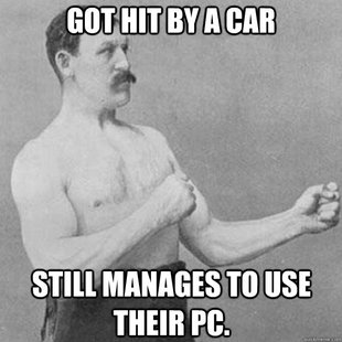 overly manly man