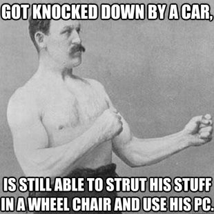 overly manly man