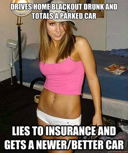 Scumbag girl