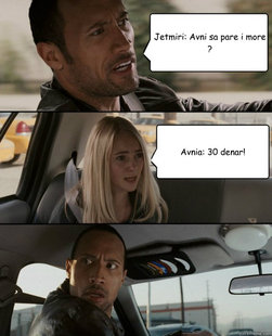 The Rock Driving
