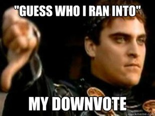 Downvoting Roman