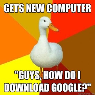 Tech Impaired Duck