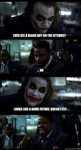 Joker with Black guy