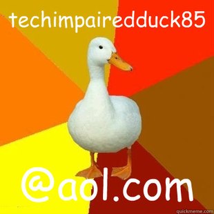 Tech Impaired Duck