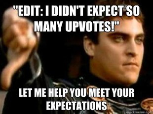 Downvoting Roman
