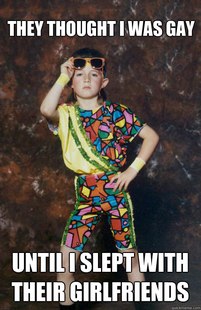 80s Retro Hipster Kid