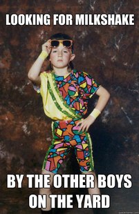 80s Retro Hipster Kid
