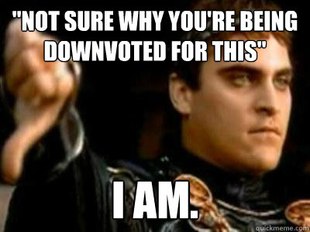 Downvoting Roman