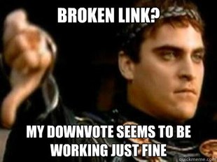 Downvoting Roman