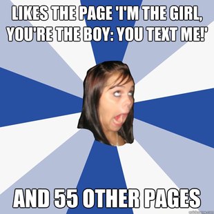 Annoying Facebook Girl