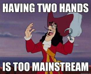 Hipster Captain Hook