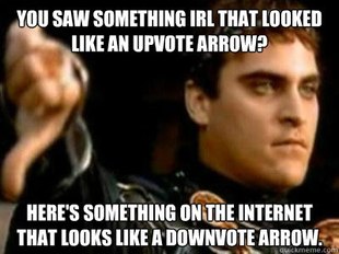 Downvoting Roman