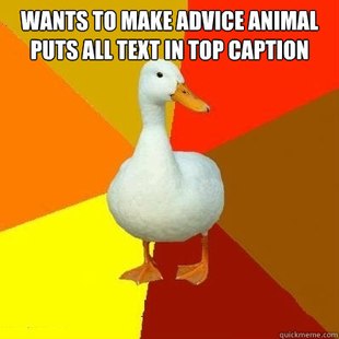 Tech Impaired Duck