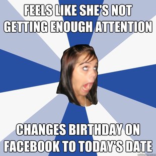 Annoying Facebook Girl