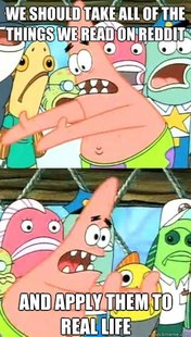 Push it somewhere else Patrick