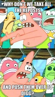 Push it somewhere else Patrick