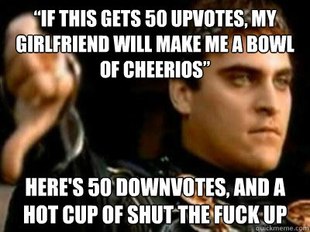 Downvoting Roman